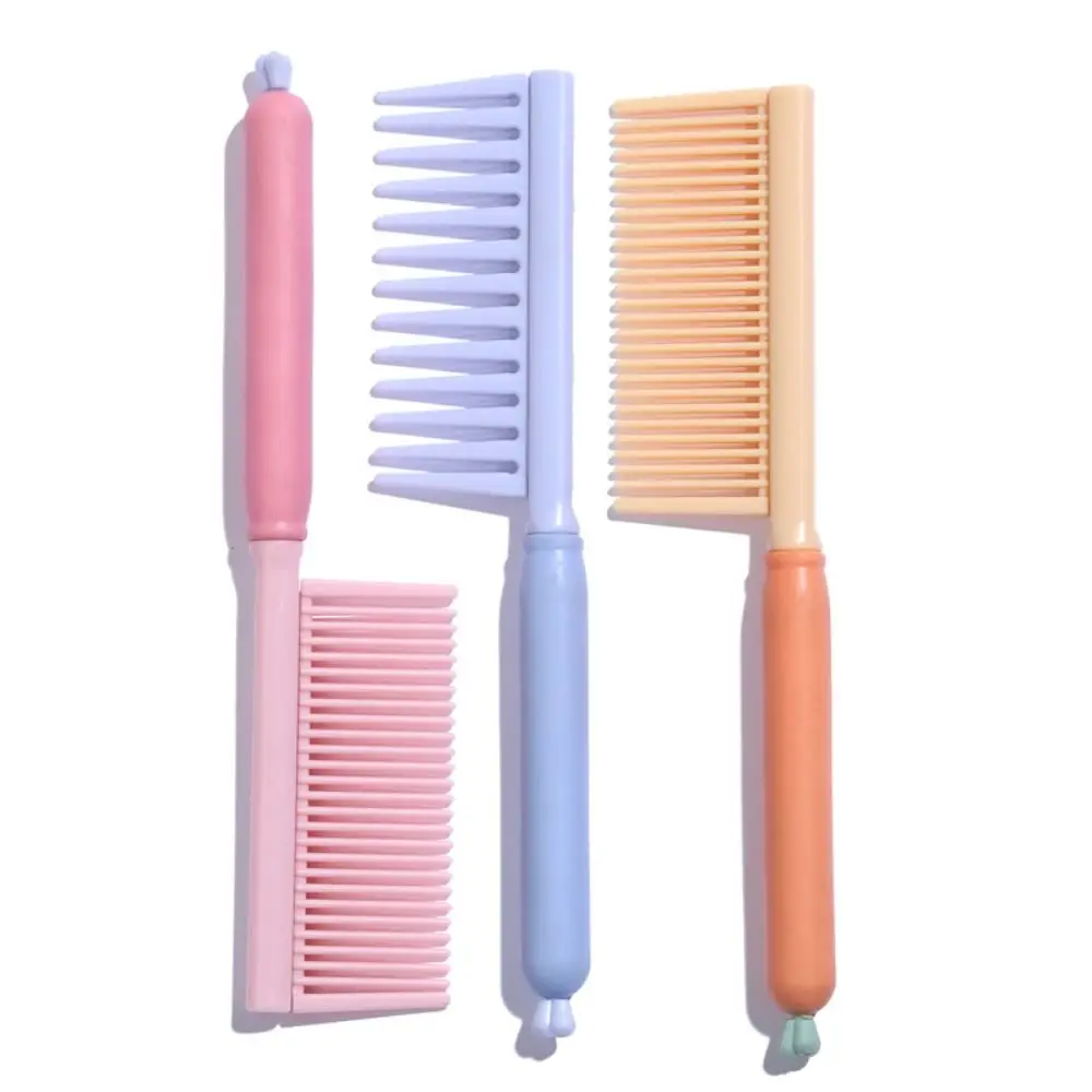 

Cartoon Cute Flat Comb Anti-static Flat Head Cutter Comb Straight Hair Haircut Brush Salon Barber Hair Clipper Accessories