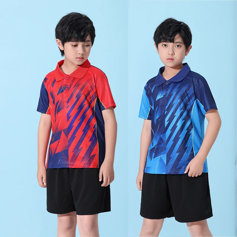 Summer Casual Sports Badminton T shirt Quick Dry Breathable Loose Badminton Tennis Ping Pong Quick Dry Clothing GJ266