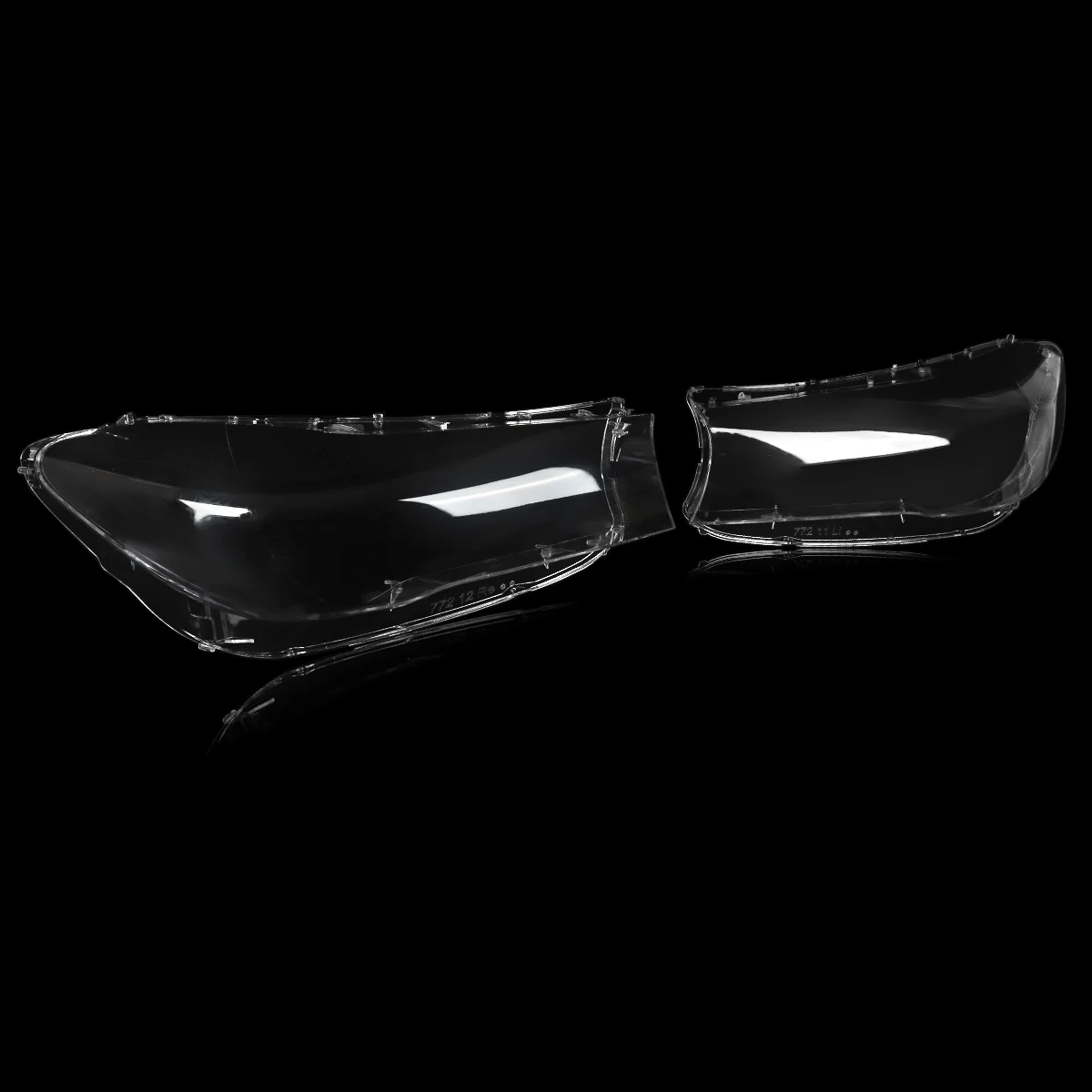 2x Headlight Lens Cover Shell Clear For BMW 7 Series G11 G12 740i 750i 2016-2019