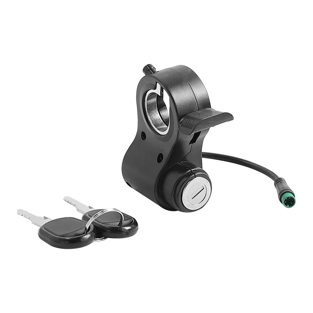 Gaspedalschalter mit Schlüssel für Kukirin G2 Max/G2 Pro Elektroroller, 5-poliger Drosselklappenschalter, Schlosszubehör – Detail 13
