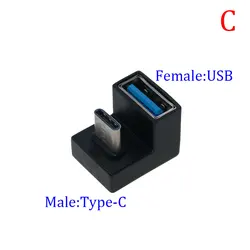 Universal USB Adapter: USB 3.1 to USB A and Type C Converter - 5PCS (C)
