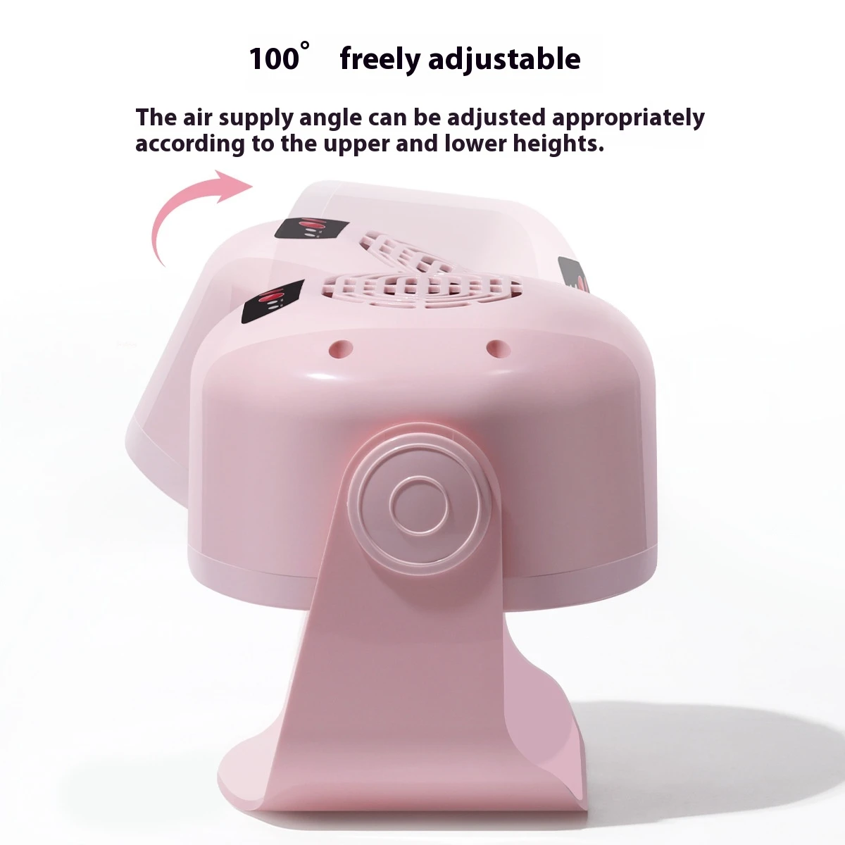 Nail Dryer Machine Quick-Dry Nail Portable Nail Dryer with 180° Rotation Hot-and-Cold Blower for Hand Foot Care - 2