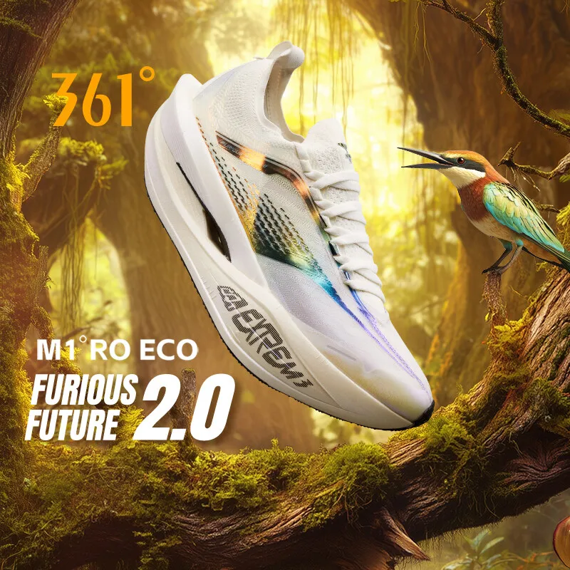 361 Degrees Furious Future 2.0 Running Shoes Marathon Plate Racing