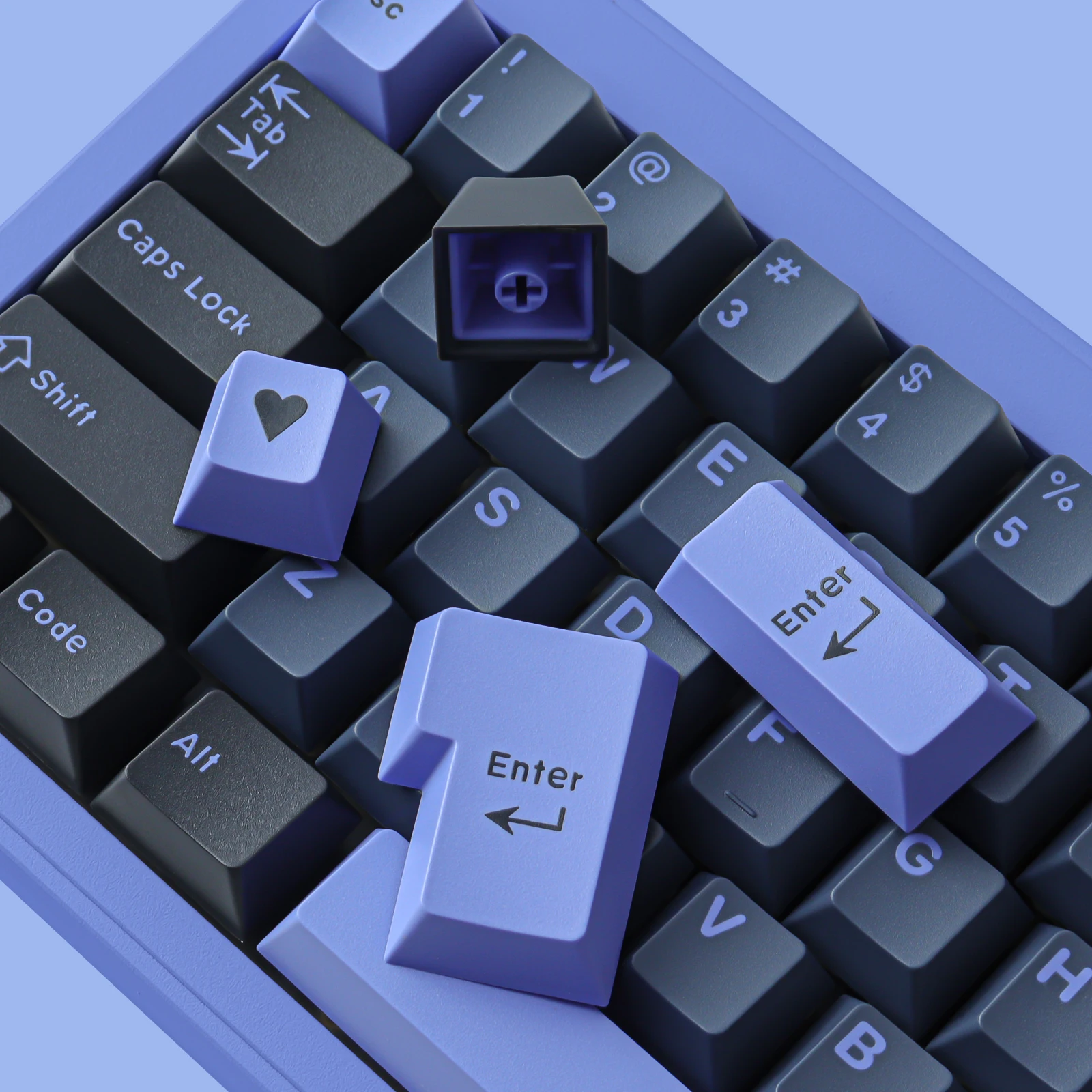 Gmk-nightshade Double Shot Keycap para Teclado Mecânico mx Perfil Oem Abs Keycap Oem Layout Iso 173 Chaves - Imagem 6