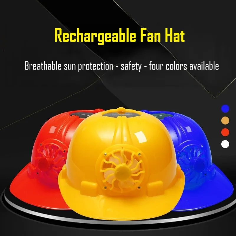 

DW-TYN Safety Helmet Fan Hat Site Sunblock Artifact Mask Face Summer Solar Breathable Visor Helmet Hat Male