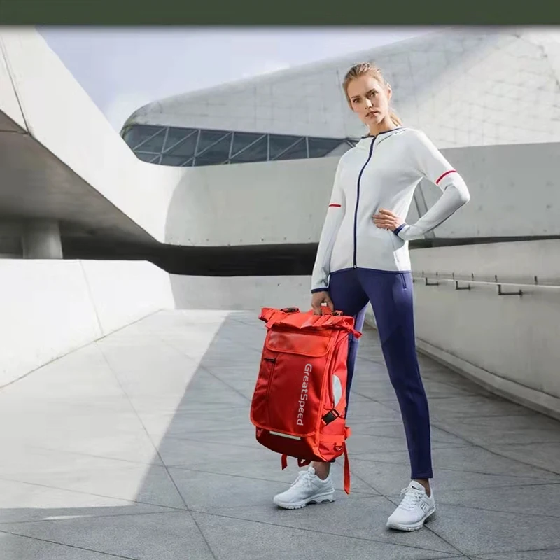GreatSpeed Tennis Racket Bag Badminton Backpack with Show Compartment for 2 Rackets Female Male Racquet Sports Bags
