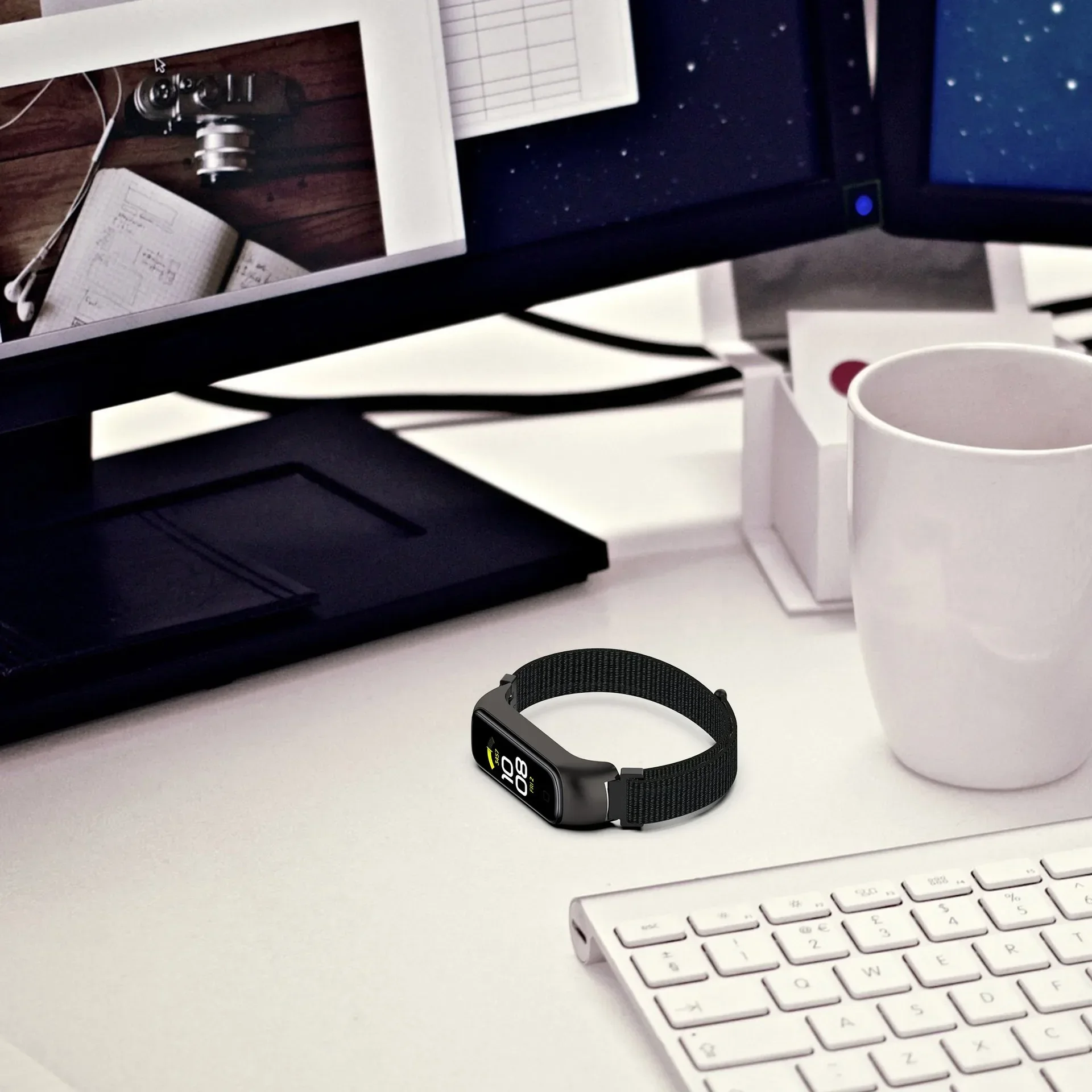 Redmi Band Pro 스마트 밴드 액세서리 용 스트랩 케이스 보호기, redmi Band pro 시계 밴드 보호 커버 용 나일론 팔찌