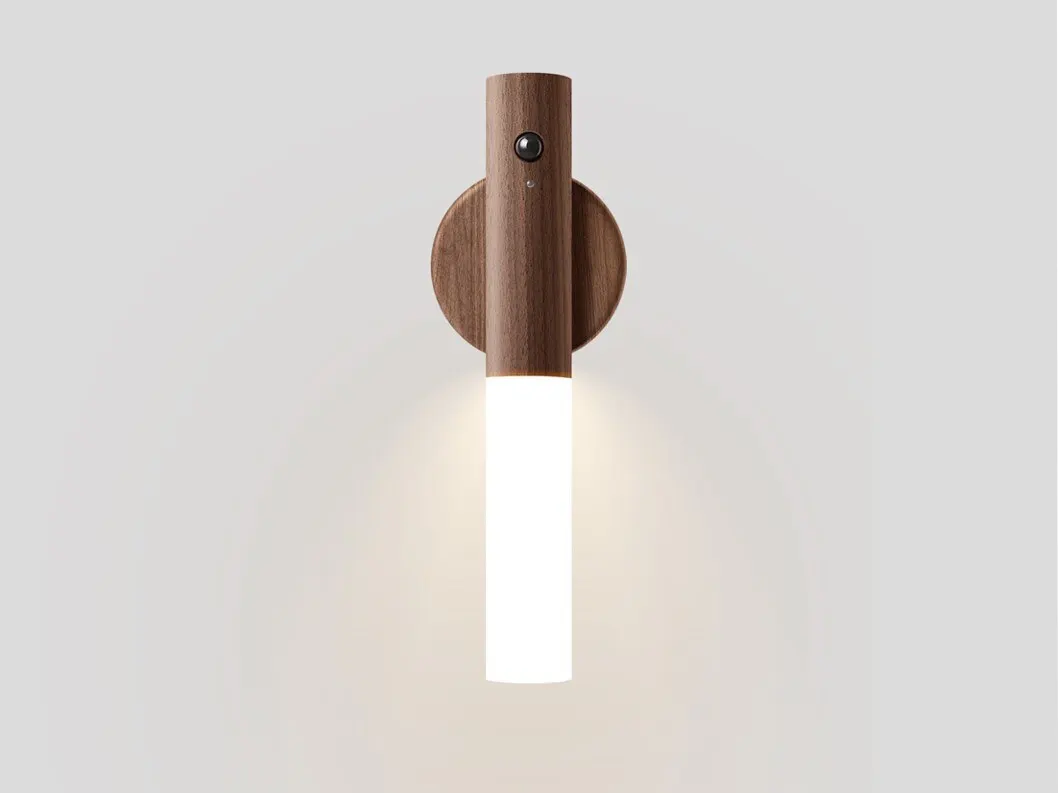 Veilleuse Murale Portable à Détecteur De Mouvement BURNTOP - Rechargeable, Magnétique - Pour Couloir, Chambre