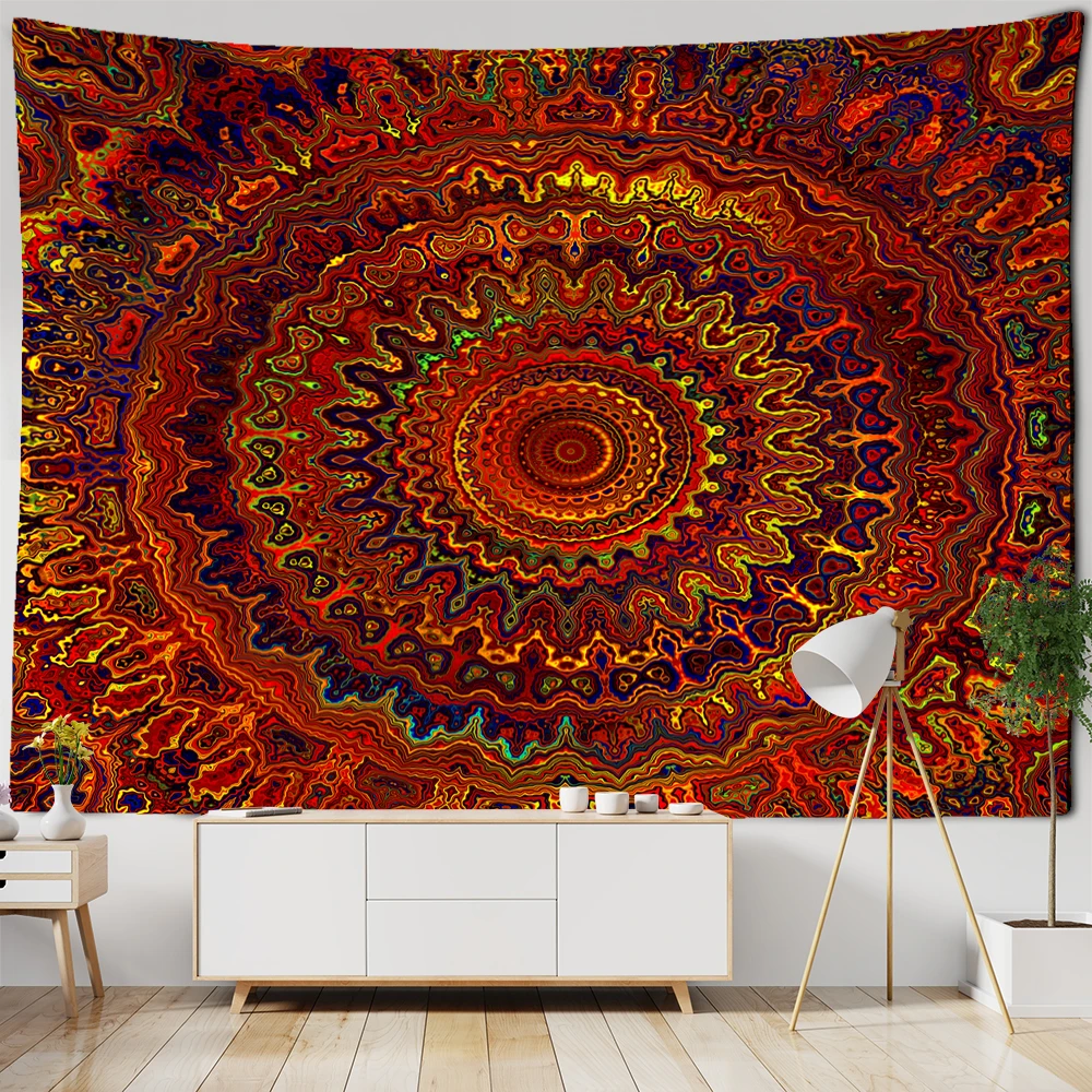 Tapestry decorations Mandala Tapestry Wall Hanging Mystic Witchcraft Boho Psychedelic Hippie Art Tapiz Bedroom Home Decor