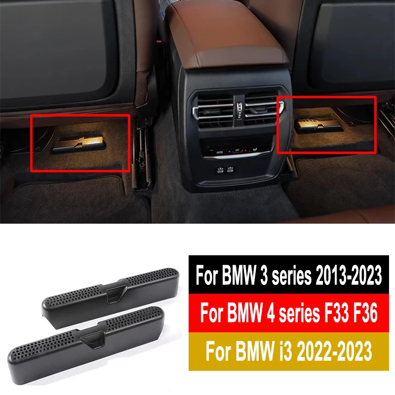 Решетка для вентиляционного отверстия автомобиля для BMW 3 4 серии G20 F30 F34 F33 F36 I3, выход заднего сиденья, аксессуары для интерьера