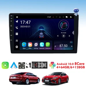 Универсальный 7-дюймовый 9-дюймовый 6 + 128 Гб 4G беспроводной Apple Carplay DSP центральный мультимедийный 2 Din Android стерео для Toyota Ford Honda