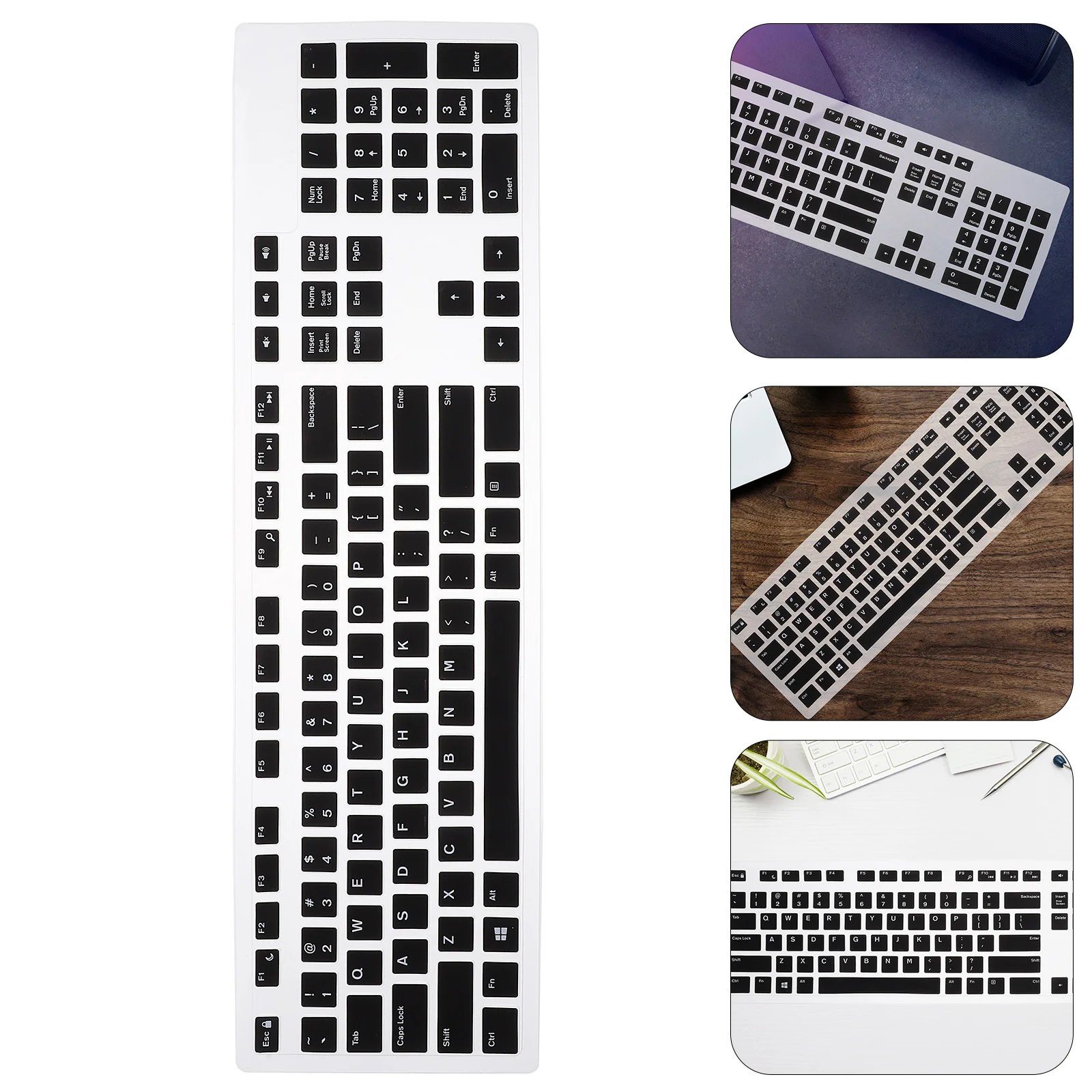 컴퓨터 키보드 커버, Aio Kb216 Kb216P Kb216T KM636 올인원 PC 데스크탑 PC 방수 방진 보호대 스킨