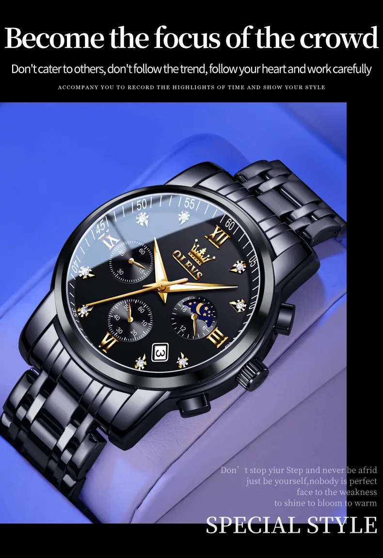 OLEVS 2858 Men's Watch - Formal style