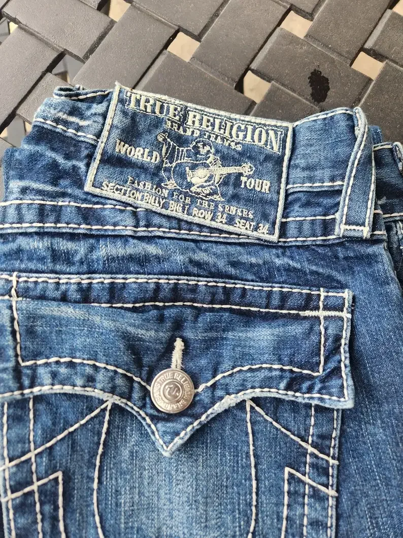 Retro American High Waisted Jeans Y2K Denim Trousers Hip Hop Gothic Pocket Embroidered Blue Baggy Jeans Women Leisure Streetwear 3
