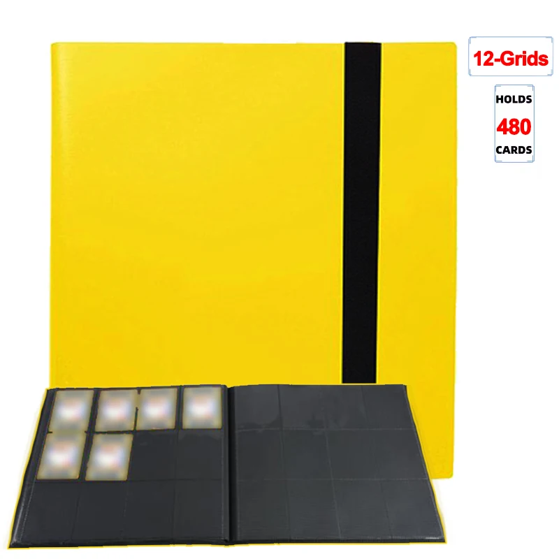 Premium Trading Card Binder - Durable Side-Loading PP Cover