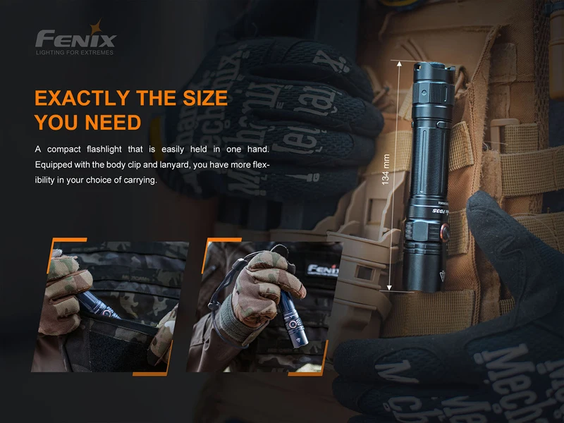 Description Picture 6 of itemPatrolling Torch FENIX PD35 V3.0 1700 Lumens High-Performance Tactical Flashlight with Li-ion Battery