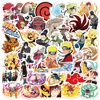 50Pcs Naruto Stickers Not Repeating Uzumaki Naruto Kakashi Uchiha Sasuke Itachi Kawaii Cartoon Waterproof Stiker Toys 1