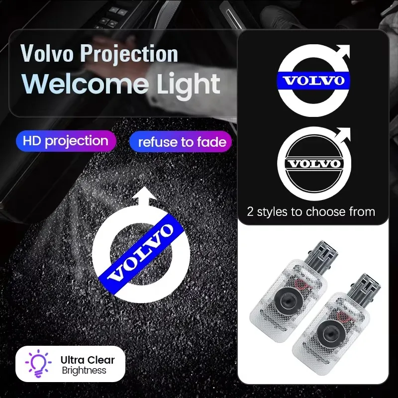 Autodeur Logo Light Projector voor Volvo XC60 XC40 XC90 S90 S60, LED