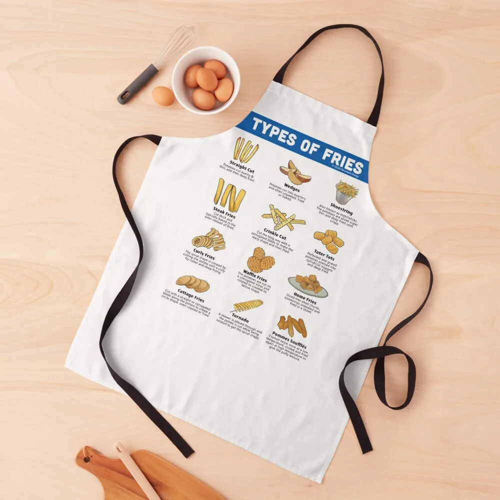 

French Fry Potatoes Poster -For Hangry Food lovers Apron Kitchen For Men waiter Kitchen Items For Home Apron