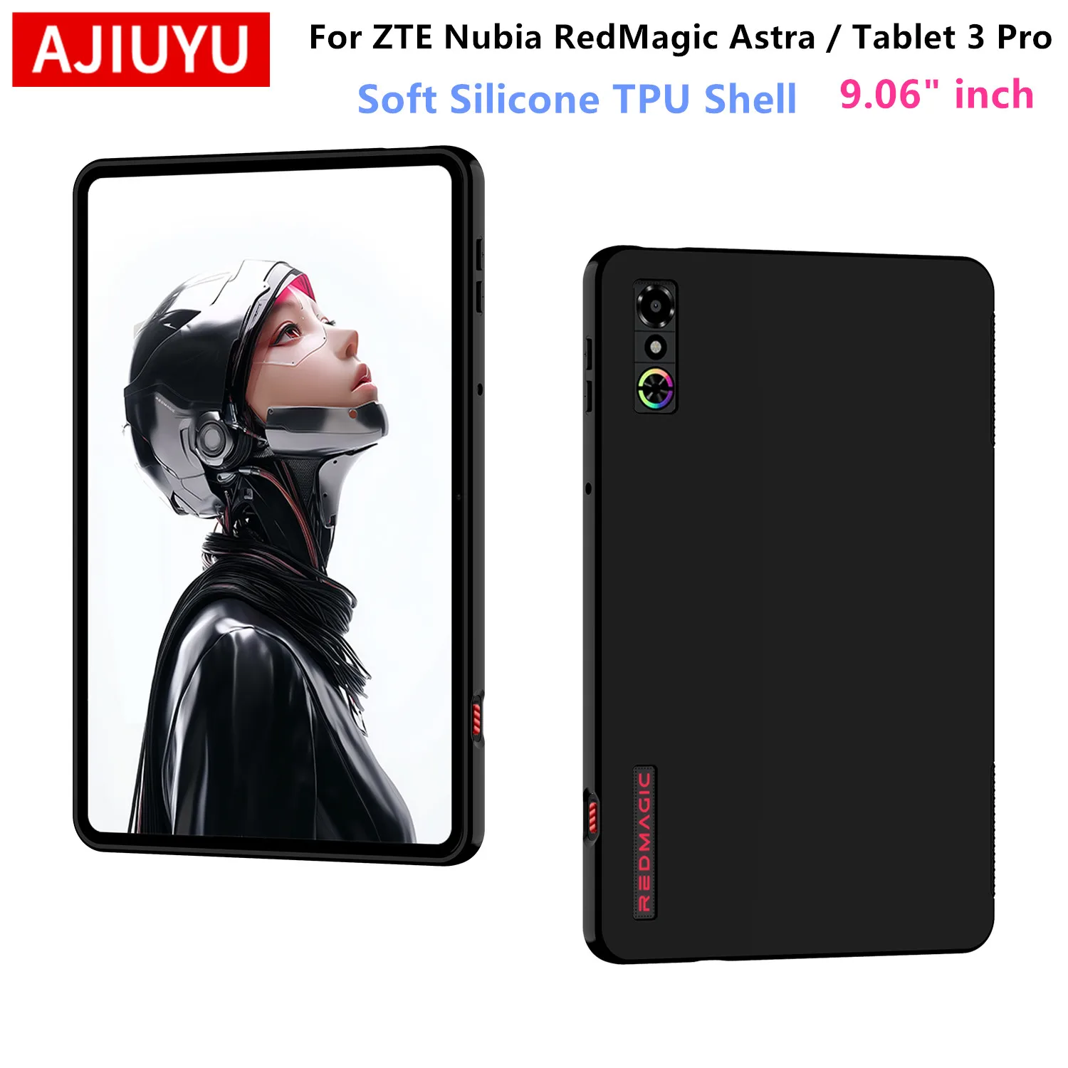 Soft Silicone TPU Protective Case for Gaming Tablets - RedMagic Astra and Tablet 3 Pro 9.06