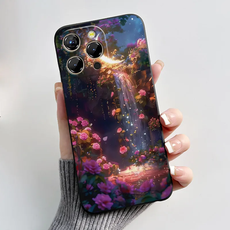 Luxury Cute Love Heart Rabbit Black Soft Silicone Protective Phone Case