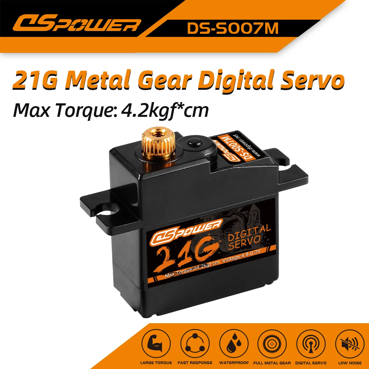 RC Servo 21g Metal Gear mini servo 4.2KG 17g Servo for 1:18 1:16 rc car slash E-Revo 144001 C24 D12 MN99S MN86 RC Airplane robot