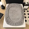 new plush mattress cover for bed,stretch soft material fitted sheet, keep warm,dust protector,machine washable 90X200,180X200 4