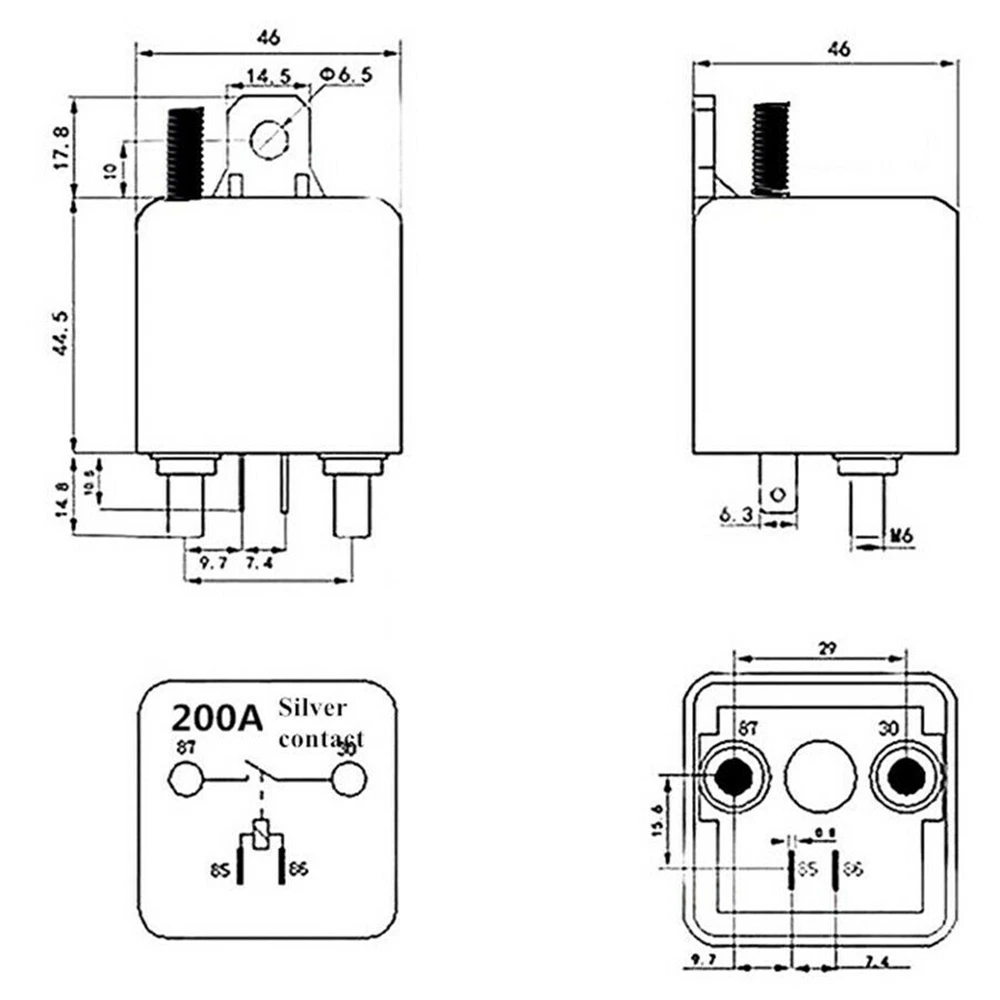 12V 230A Car Master Battery Wireless Remote Control Disconnect Cut Off Isolator Switch Relay Positive/Negative Universal