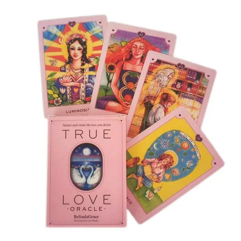 

Tarot Cards Full English True Love Oracle Cards Fate Divination Tarot Deck Family Party Entertainment Fortune-telling Board Game