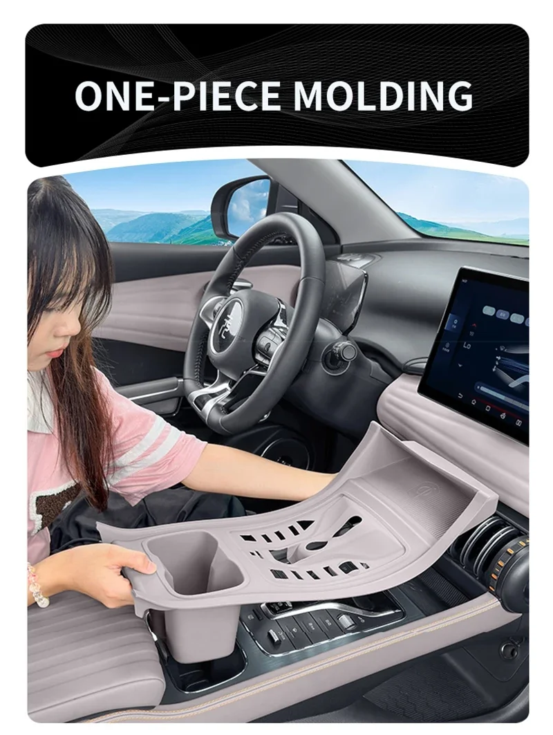 For Byd Yuan Plus Atto 3 2022-2024 Car LHD Central Control Button Full Silicone Pad Non-slip Scratch-resistant Protective Cover