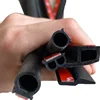4 Meters Shape B P Z Big D Car Door Seal Strip EPDM Rubber Noise Insulation Weatherstrip Soundproof Car Seal Strong Adhesive 4