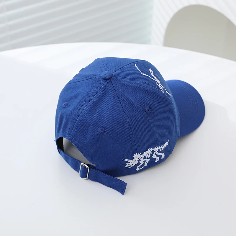 Children's Sports Hats School Baby Boys Baseball Summer Embroidered Dinosaurs Outdoor Kids Caps for 2-8Years Adjustable