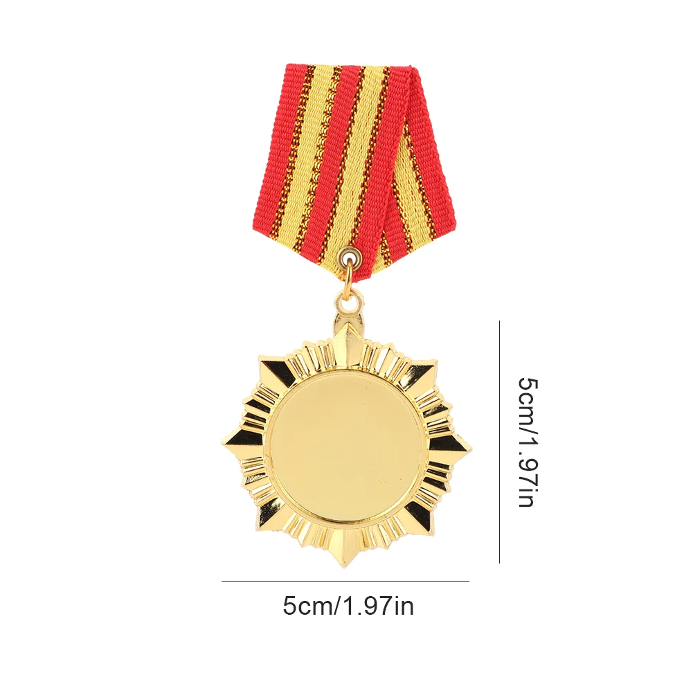 5cm Gold/Silver/Bronze Medal Award Medals Sports Rewards Students Rewards Metal Winner Medals for Talent Show Party Race