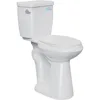 Simple Project 21 Inch High Toilet Elongated With Comfort Chair Seat, 1.28 Gpf Powerful Single Flush Extra Tall Toilet 1