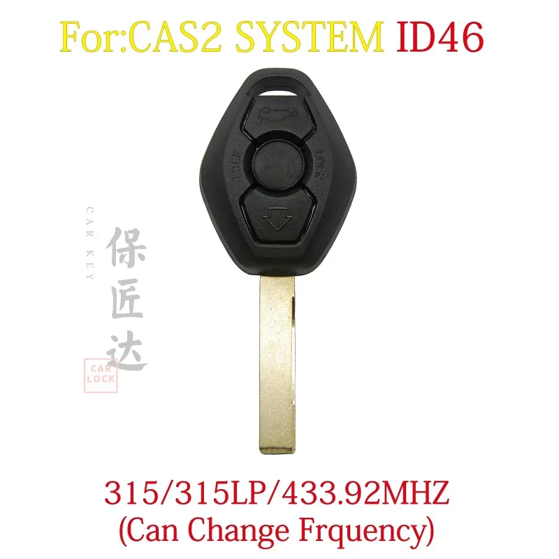 

Автомобильный Дистанционный ключ BaoJiangDa для BMW CAS2 System3/5 7 Series X3 X5 Z4 E46 E38 315/433 МГц с бриллиантом HU58 HU92