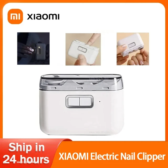 Xiaomi Mijia Electric Nail Clipper Pro Smart Home Nail Sharpener for  Elderly and Children Nail Clippers Xiaomi Official Store