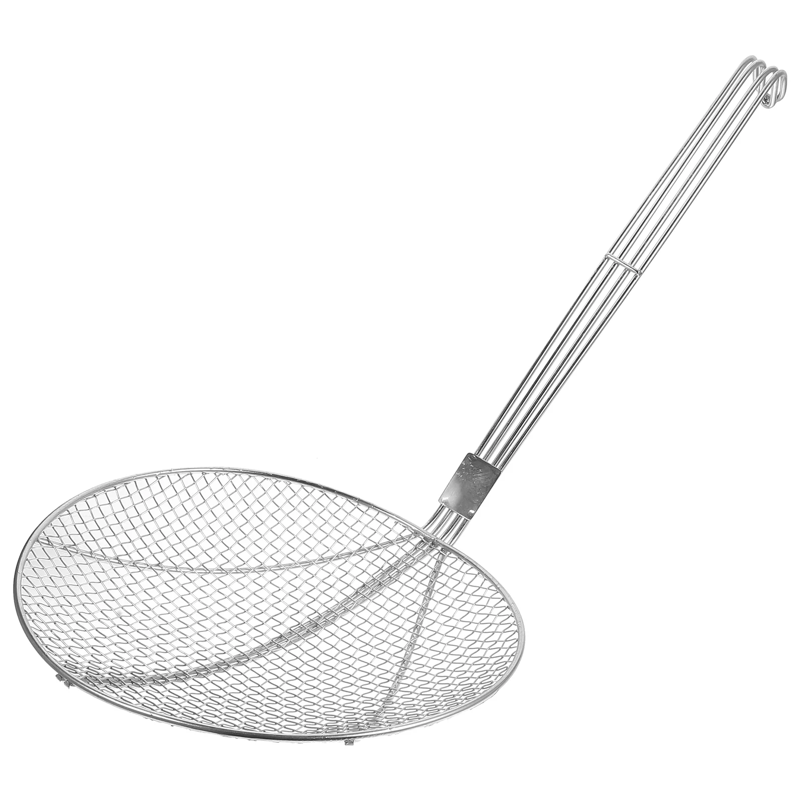 

Frying Skimmer Stainless Steel Wire Skimmer Kitchen Mesh Spoon Long Handle Spider Straining Spoons Spider Strainer Skimmer Ladle