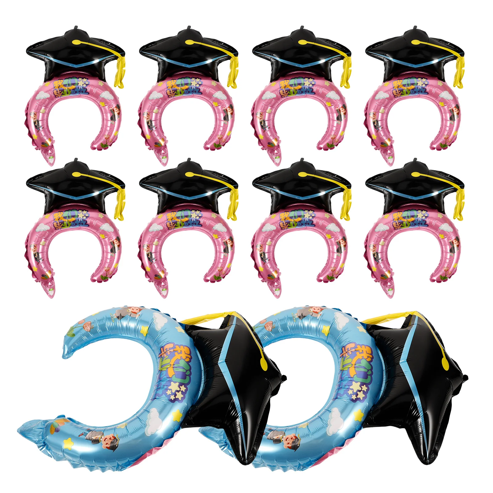 

Graduation Season Headband Inflatable Headbands Small Gift Festival Child Balloons