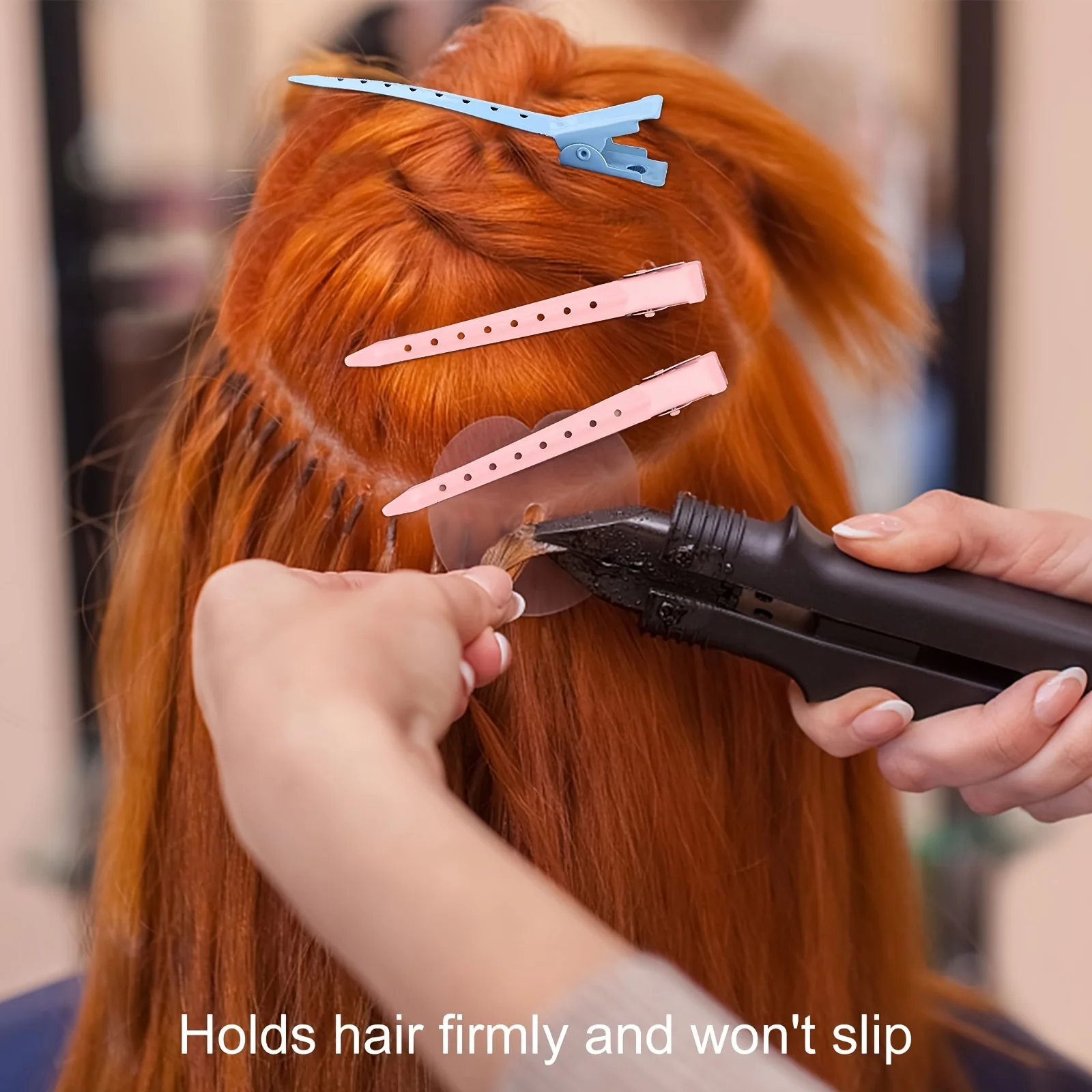 Pince à cheveux en métal à bec de canard, barrette pour cheveux bouclés, pinces de coiffure, outils de coiffure, barrette pour racines de cheveux volumineux_voghion.com