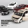 1/32 Volkswagen Passat Toy Car Model Diecast Alloy Metal Miniature Sound & Light Pull Back 1:32 Collection Gift For Boy Children 3