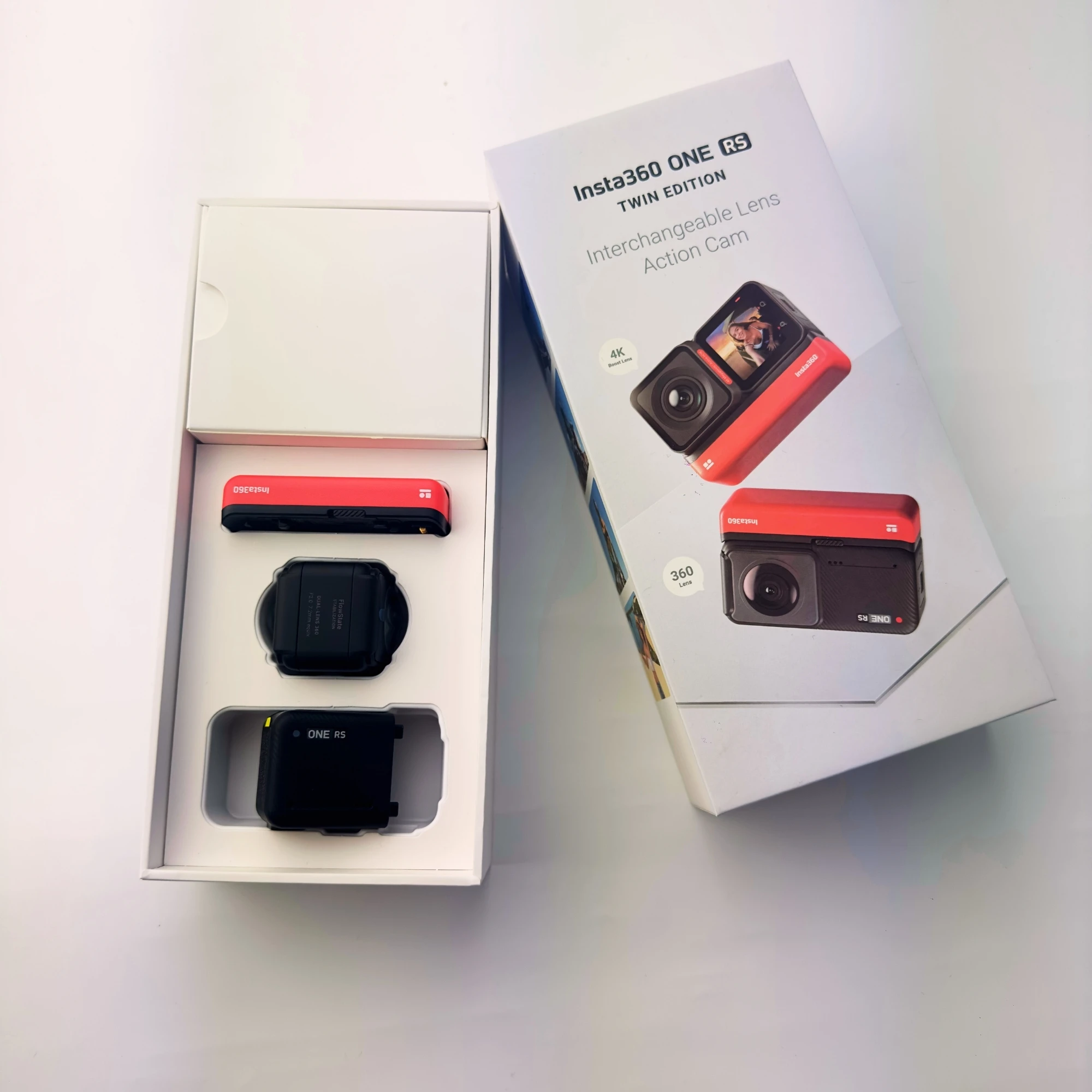 Insta360 ONE RS Battery Charger Twin Edition Parts 4K Boost and 
