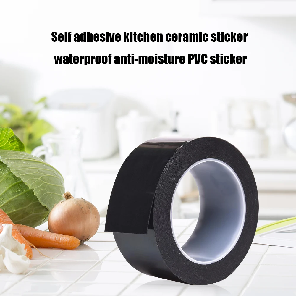 Self Adhesive Wall Border Sticker Anti-Stain Sink Border Tape Waterproof Corner Sealant Tape Anti-Mildew for Kitchen Bathroom