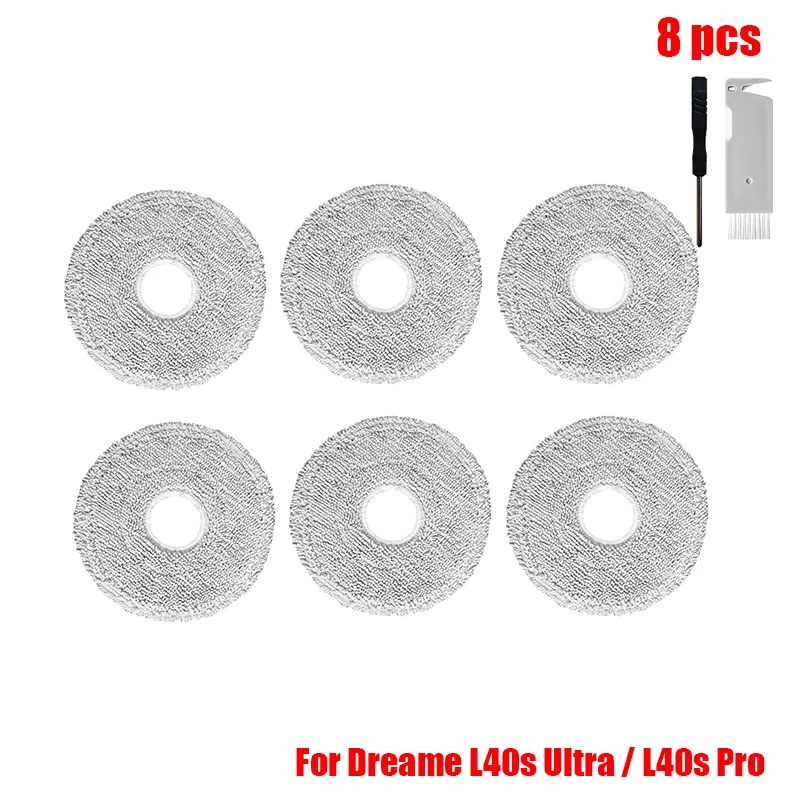 Premium Vacuum Cleaner Replacement Accessory Kit - Main Side Brush, Filter, Mop Cloths, Dust Bag