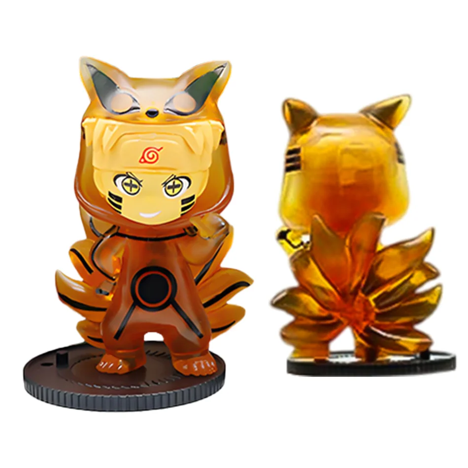 1-9 Stück Naruto Blind Box Figuren Modell Ornament Anime Uchiha Sasuke Sakura Cosplay Actionfigur Modell Spielzeug Dekorationen Geschenke – Detail 11