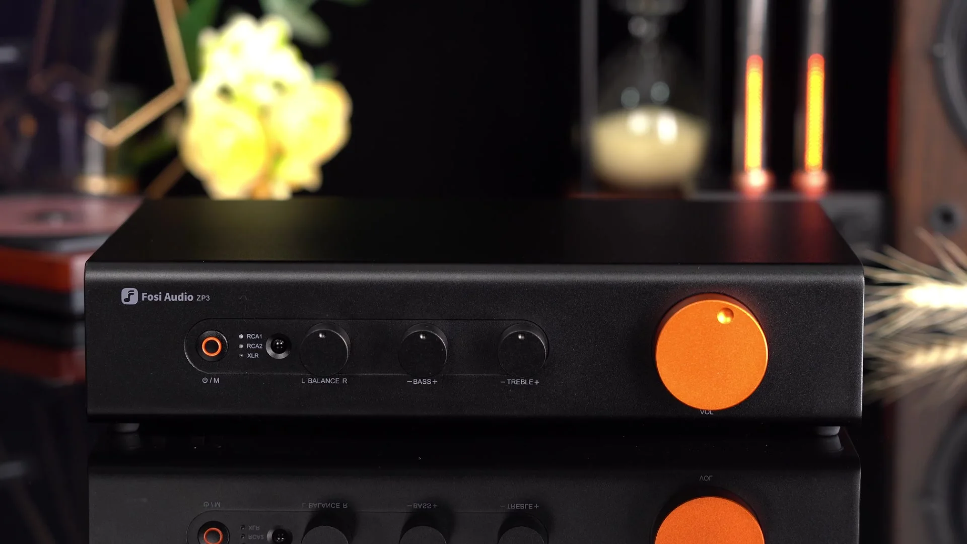 Fosi Audio ZP3 Preamplifier with 3-in/3-out XLR/RCA/SUB OUT HiFi
