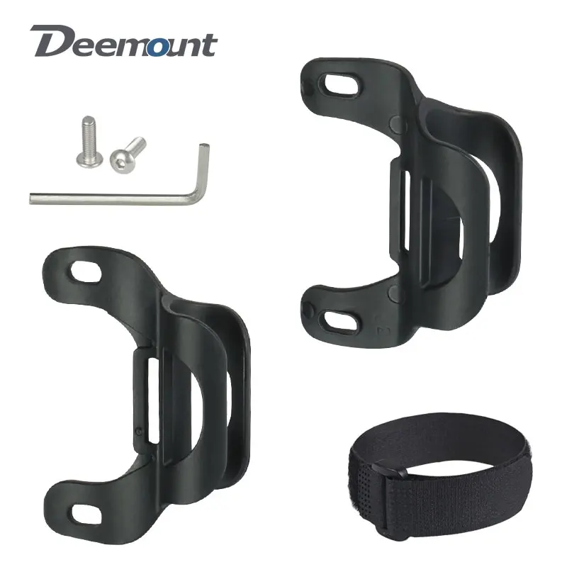MTB 20-28mm Dia. Bike Pump Holder Hook Loop Strap Fixation Bicycle Inflator Accessories Mount On Bottle Holder Hole