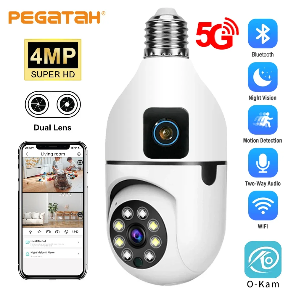 6MP-Dual-Lens-Bulb-WIFI-Camera-Indoor-Surveillance-AI-Human-Tracking ...