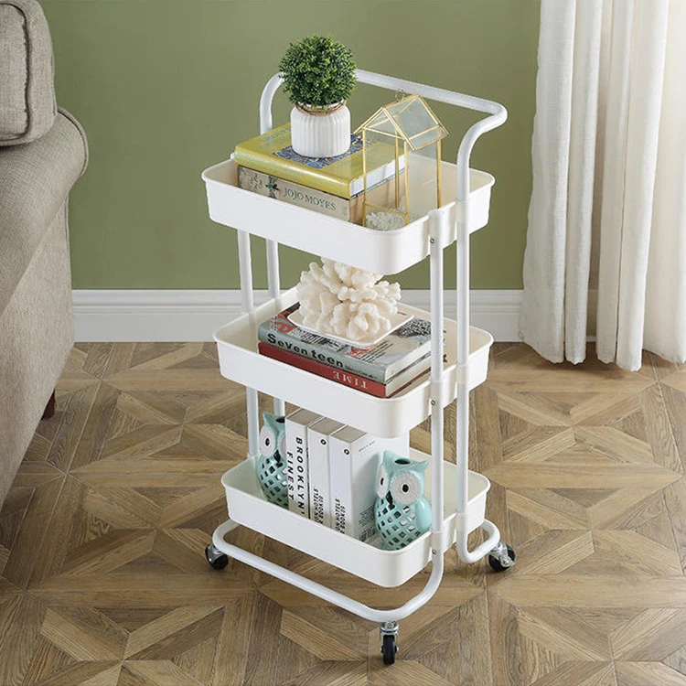 Beauty Products Stainless Steel Salon Trolley Beauty Carts for Nail Equipment Tools Storage Hair Trolley