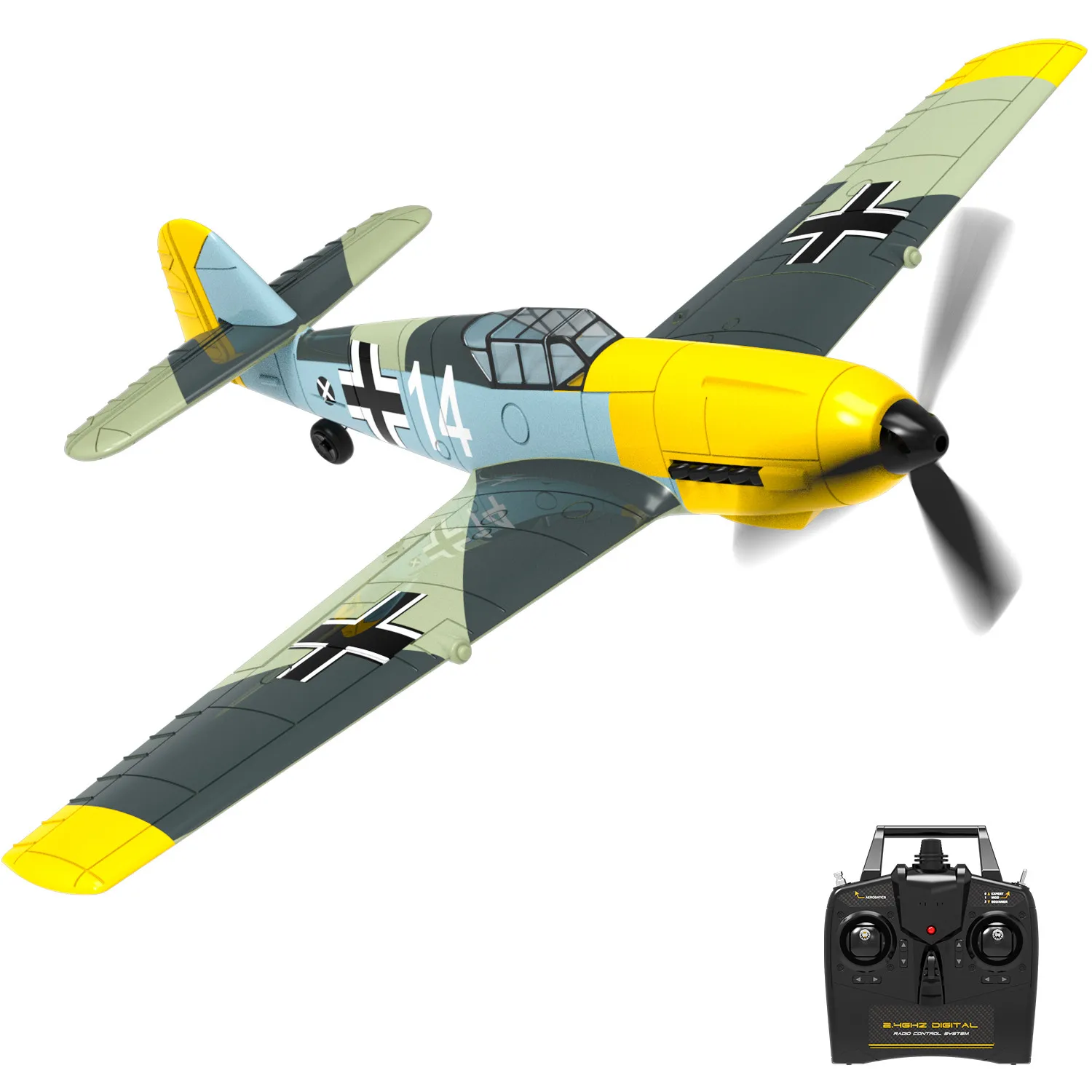 Planeur RC EPP 400mm Moteur 10mm 14min Vol Prêt à Voler