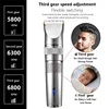 Professional Hair Clipper USB Rechargeable Hair Clipper Men Haircut Ceramic Blade Shave Hair Clipper 5